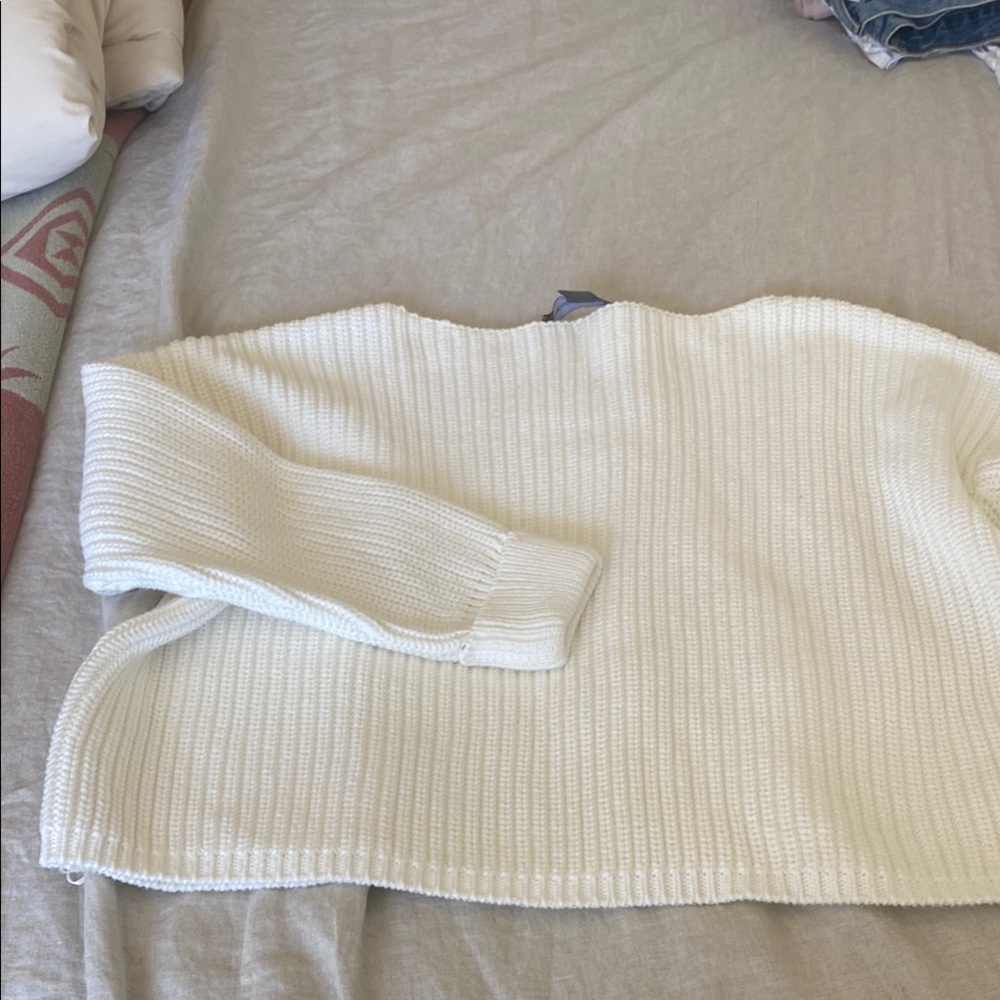 French connection cropped sweater